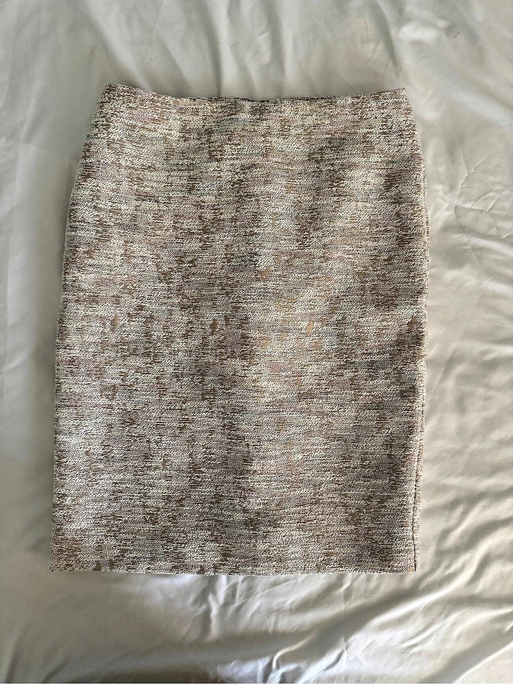 Textured Mini Skirt in Brown & Pink NWT